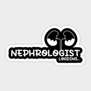 Future Nephrologist, doctor, kidneys - white Sticker